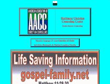 Tablet Screenshot of gospel-family.net